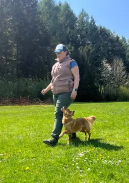 Sarah Leyrer beim Training