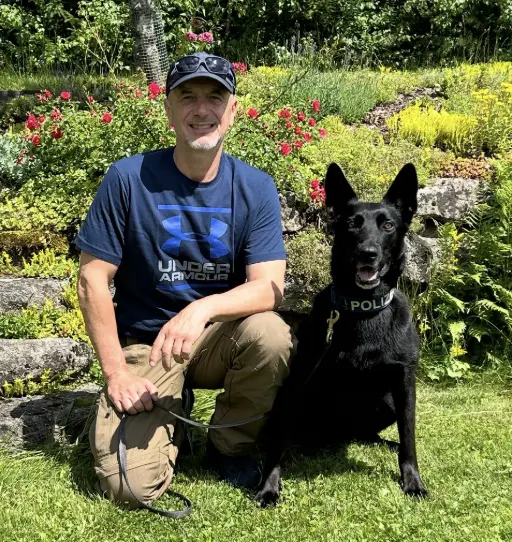 Robert Maerzinger mit Hunde