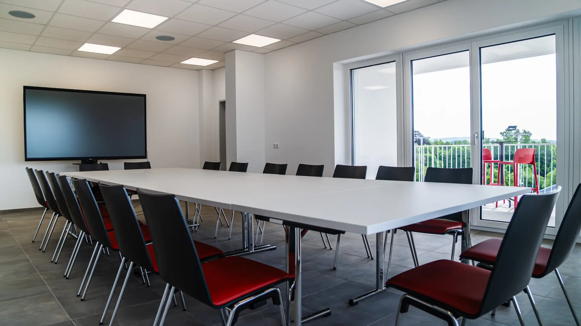 Schulungsraum im Schulungsgebaeude am Dogsworld Campus