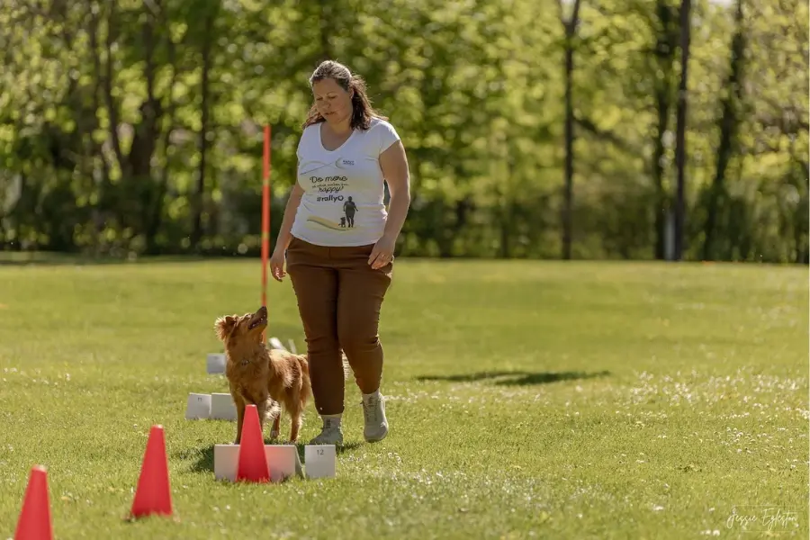 Sarah Leyrer beim Training